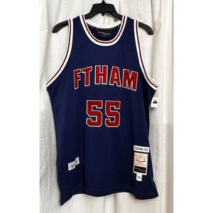 Taylor & Madison High School Heritage #55 Bernard King Ftham Jersey Sz 50 (1234)